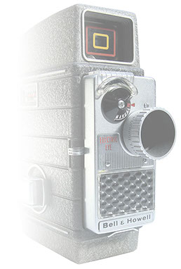 Bell & Howell 8mm wind-up camera